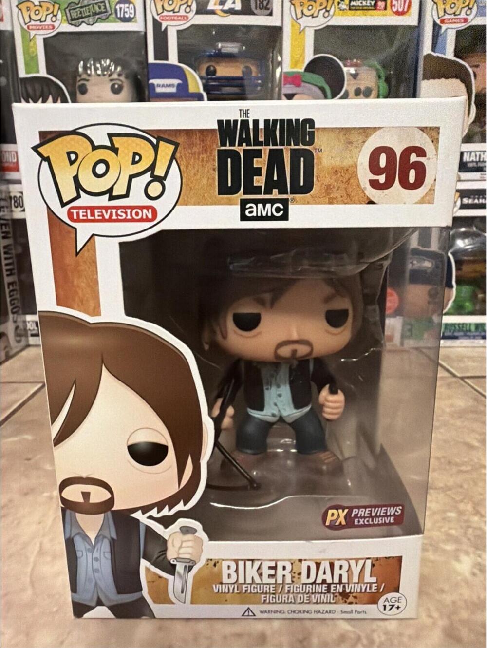 Funko Pop! Vinyl: The Walking Dead - Daryl Dixon - (Biker)  w/Protector